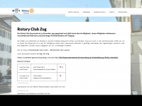 rotary-zug.ch Webseite Vorschau