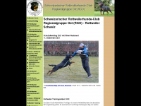 rottweiler-rgo.ch Webseite Vorschau