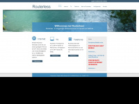 routerless.ch Webseite Vorschau