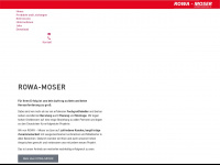 rowa-moser.at Webseite Vorschau