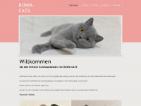 rowacats.ch Webseite Vorschau