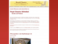 royal-classics-stilmoebel.de Webseite Vorschau