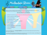 musikschule-franz.de Webseite Vorschau