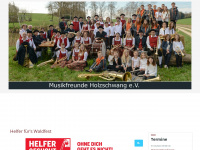 musikfreunde-holzschwang.de Webseite Vorschau