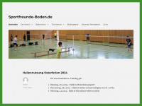 sportfreunde-boden.de Webseite Vorschau