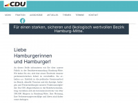 cdu-fraktion-hamburg-mitte.de Webseite Vorschau