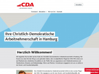 cda-hamburg.de Webseite Vorschau