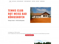 tcrwbadkoenigshofen.de Webseite Vorschau