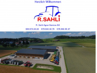 rsahli-agrar.ch Webseite Vorschau