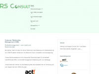 rsconsult.ch Webseite Vorschau