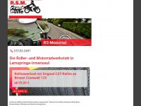 rsmotorrad.de Webseite Vorschau