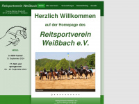 rsv-weissbach.de Webseite Vorschau