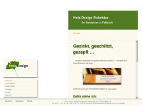 rubroeder-holz-design.de Webseite Vorschau