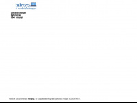 rubysys.ch Webseite Vorschau