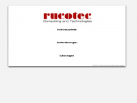 rucotec.ch Webseite Vorschau