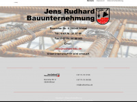 rudhard-bau.de Webseite Vorschau