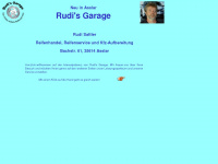rudis-garage.de Webseite Vorschau