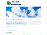 ruediger-umwelttechnik.de Webseite Vorschau