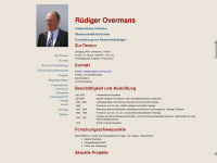 ruediger-overmans.de Webseite Vorschau