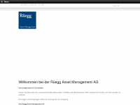 rueegginvest.ch Webseite Vorschau