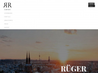 rueger-holding.de Webseite Vorschau