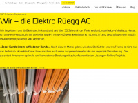 ruegg-elektro.ch Webseite Vorschau