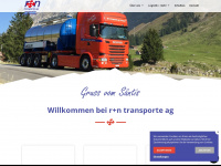 run-transporte.ch Webseite Vorschau