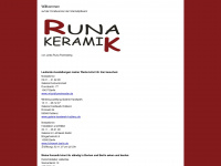 runakeramik.de Webseite Vorschau