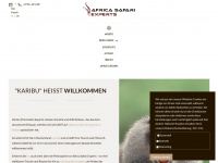 safari-experts.de Webseite Vorschau