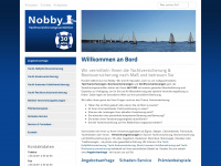 nobby.eu Webseite Vorschau