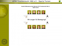 atsv-turnen-tirschenreuth.de Webseite Vorschau