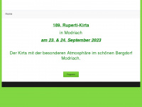 ruperti-kirta.at Webseite Vorschau