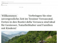 rusticidellaverzasca.ch Webseite Vorschau