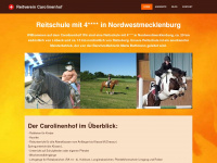 rv-carolinenhof.de Webseite Vorschau