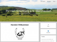 rv-hofhirschberg.de Webseite Vorschau