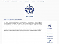 rvp-law.de Webseite Vorschau