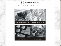 rw-automation.de Webseite Vorschau
