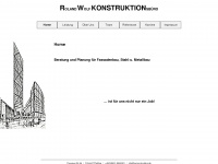 rw-konstruktion.de Webseite Vorschau