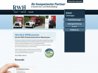 rwh-arbeitssicherheit.de Webseite Vorschau