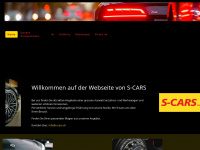 s-cars.ch Webseite Vorschau