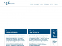 s-e-k.ch Webseite Vorschau