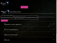 s-planetarium.de Webseite Vorschau