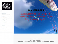 saaleflieger.de Webseite Vorschau