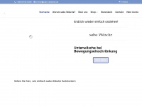 saba-waesche.de Webseite Vorschau