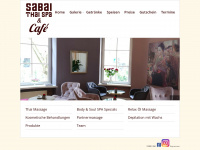 sabai-thai-spa.de Webseite Vorschau