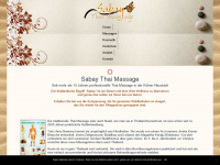 sabay-thaimassage.de Webseite Vorschau