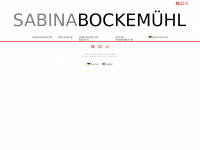 sabina-bockemuehl.de Webseite Vorschau