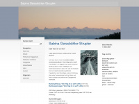 sabina-geissbuehler.ch Webseite Vorschau
