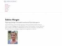 sabine-morgan.de Webseite Vorschau