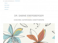 sabineebersberger.de Webseite Vorschau